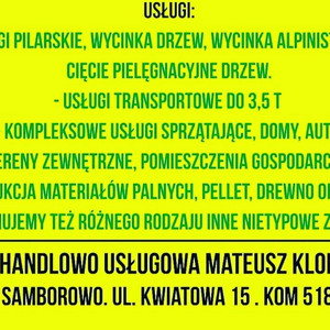 Firma Handlowo Usługowa Klonowski Mateusz