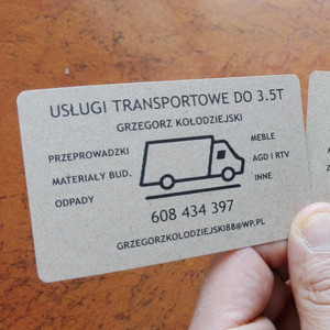 TransRec Grzegorz Kołodziejski Usługi Transportowe do 3.5 T