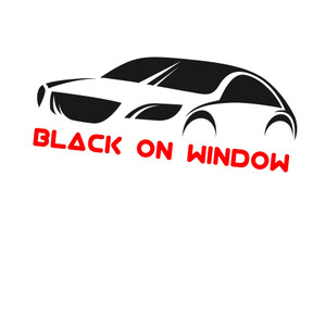 BLACK ON WINDOW